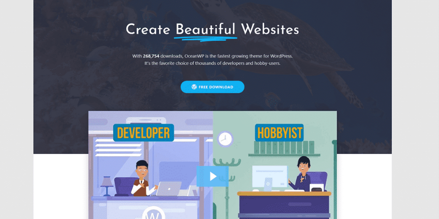 Showcasing Successful Websites using Acabado